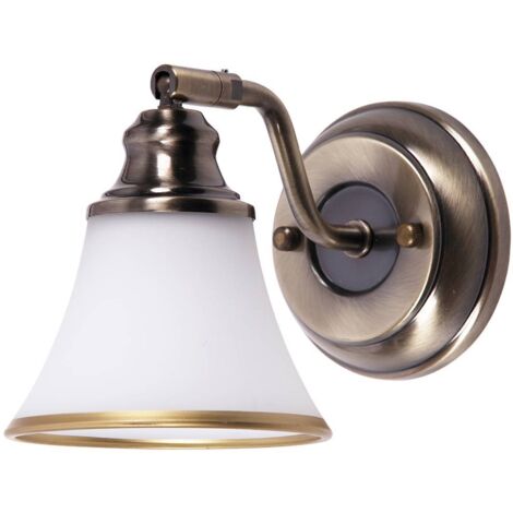 Applique classica 1 luce E14 bronzo Grando 6545 Rabalux
