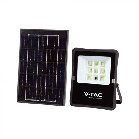 V-TAC Faro LED con Telecomando e Pannello Solare 6W Bianco Freddo