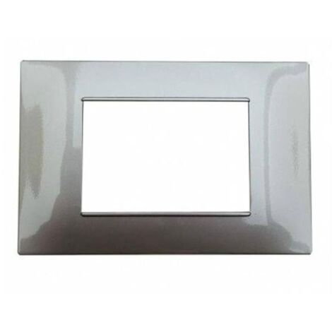 PLACCA 6003-20 3P PLATINO/VMR-PLN TECNOPOLIMERO T2