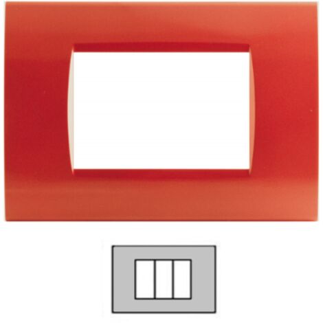 PLACCA TECNOPOLIMERO T1 8003-15 3P CORALLO