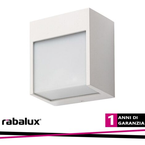 BALIMO, LED WALL LAMP,WHITE ALUMINIUM HOUSING WITH OPAL PLAS