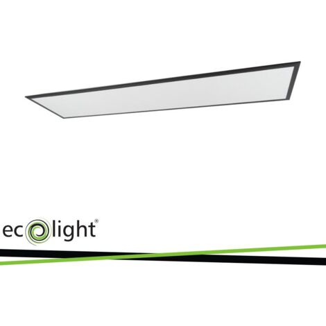 PANNELLO LED RETROILLUMINATO 1195X295X30 50W 4000K NERO - Luce NATURALE (1/3)