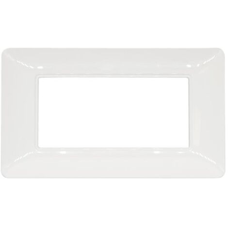 PLACCA 8004-01 4P BIANCA/MTX TECNOPOLIMERO T3