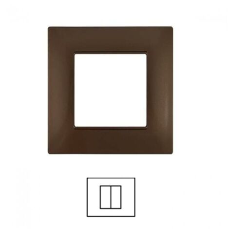 PLACCA 6002-07 2P BRONZO/VMR-PLN TECNOPOLIMERO