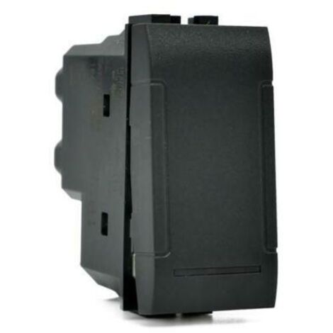 TOT Elettric T1 804 Invertitore Unipolare 16A 250Vac Compatibile living Nero