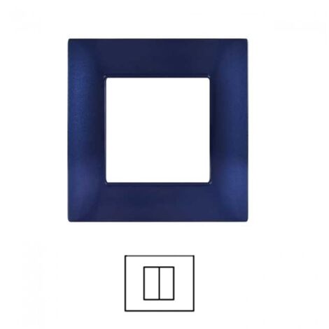 PLACCA 6002-10 2P NAVY/VMR-PLN TECNOPOLIMERO