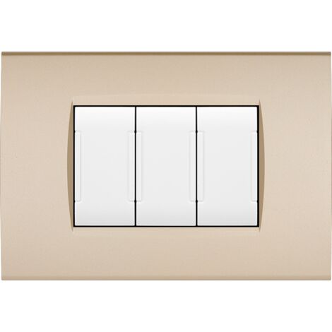 PLACCA SOFT-TOUCH ART-T1 3P 8003ST-5 CHAMPAGNE