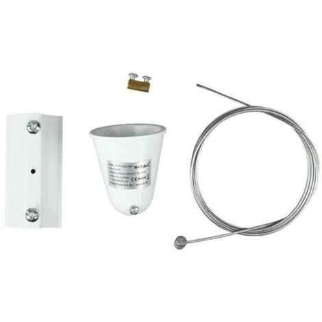 LUCI PENDENTE DELLA PISTA KIT 1M/4 FILI BIANCO