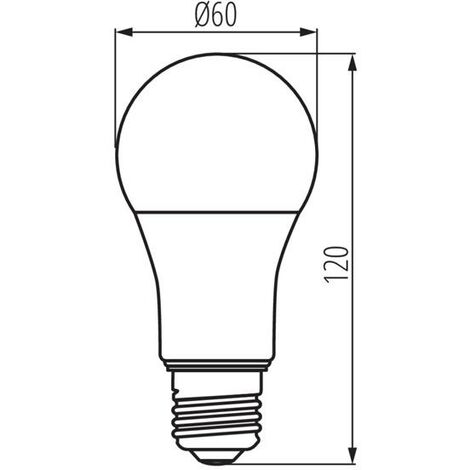 Vivida Lampadina LED a Goccia E27 4W 4000K 500Lm Luce Neutra