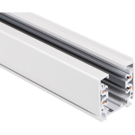 Barra Collettrice 3-Circuito - Rail TEAR N - Aluminio bianco - 2m - 16A