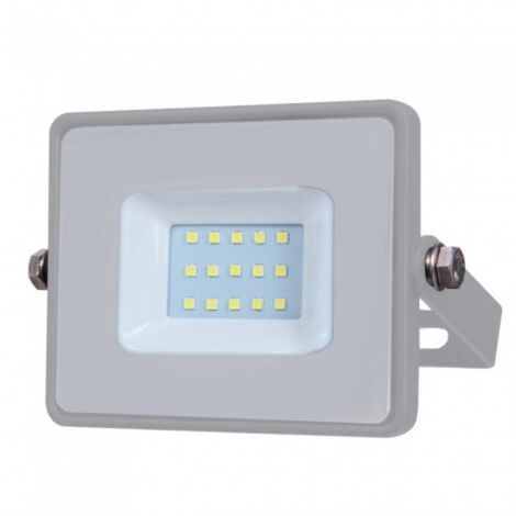 10W LED PROIETTORE SMD SAMSUNG CHIP CORPO GRIGGIO 4000K - Luce NATURALE