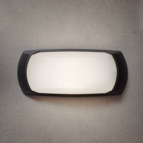 Fumagalli Francy Opale Plafoniera Lampada da parete Nero E27 IP66