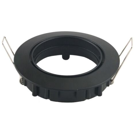 V-TAC Portafaretto LED da Incasso Rotondo GU10 Colore Nero Orientabile
