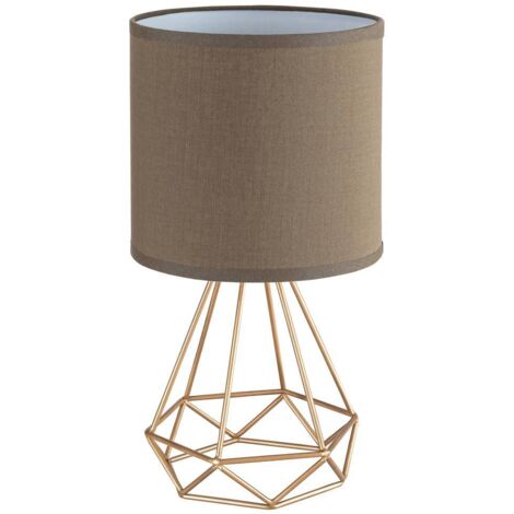 LAMPADA KINGA DA TAVOLO E14 BROWN/GOLD (1/4)