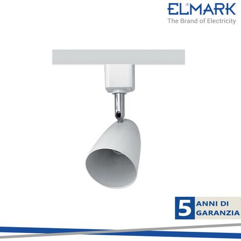 SKY TL2044 PROIETTORE PER SISTEMA A BINARIO GU10 2 LINEE D56X86X135 BIANCO (1/2)