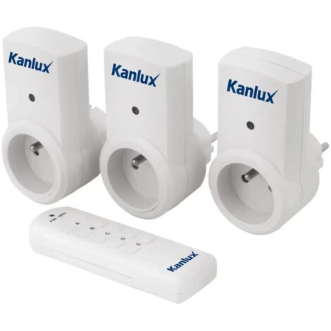 Infissi a controllo remoto Kanlux APO TM-3 - Set 3 pezzi - Bianco - 1150W