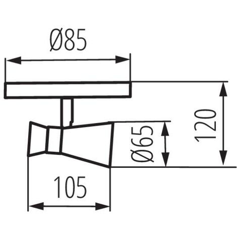 LAMPADA DA PARETE-SOFFITTO MILENO EL-1O B-AG - KANLUX