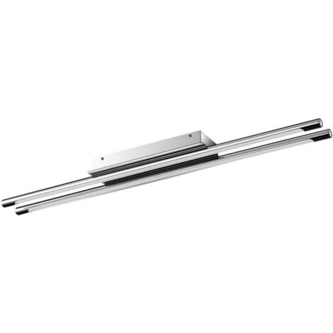 Lampada LED da Specchio Doppia 36W Colore Cromato con Vetro Opaco 4000K IP20 (1/5)