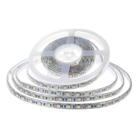 STRISCIA LED SMD2835 120 LEDS 24V IP65 4000K DOPPIO PCB 10M - Luce NATURALE