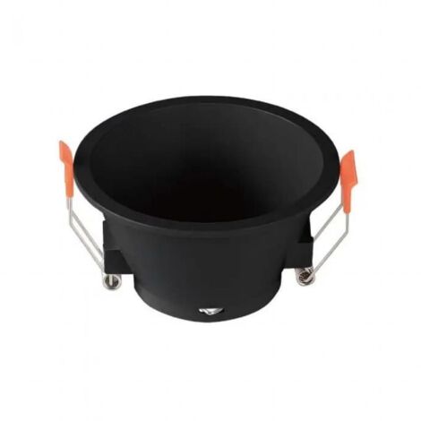 Porta faretto da incasso v-tac attacco gu10 nero vt-925-b - 6637