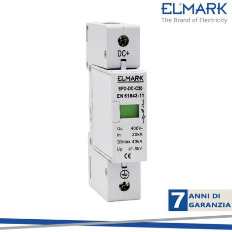 Scaricatore Di Sovratensione Modulare Tipo 1+2, 25kA-50kA – Protezione Da Fulmini E Sbalzi Per Impianti TN-C