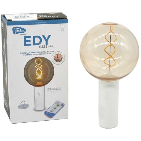 EDY RECHARGEABLE BATTERY WHITE COLOUR INDOOR & OUTDOOR USE