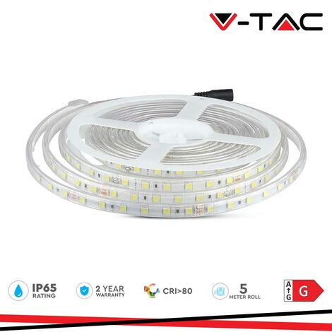 LED STRISCIA 5050 60 LED 24V IP65 4000K                                                                  - Luce NATURALE