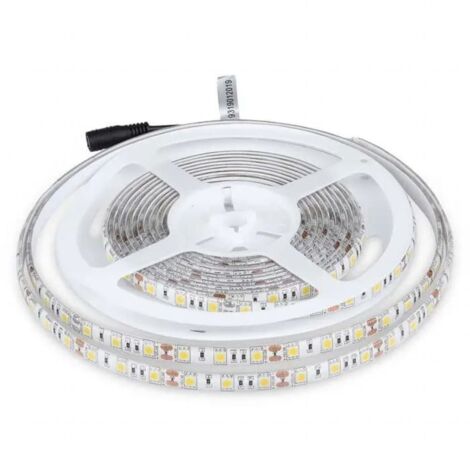 STRISCIA LED SMD5050 60 LEDS 3000K IP65 - Luce CALDA