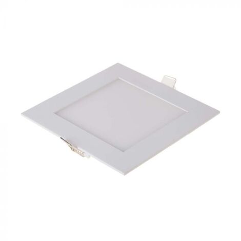 12W LED MINI PANNELLO MONTAGGIO AD INCASSO QUADRATO 3000K                                                - Luce CALDA