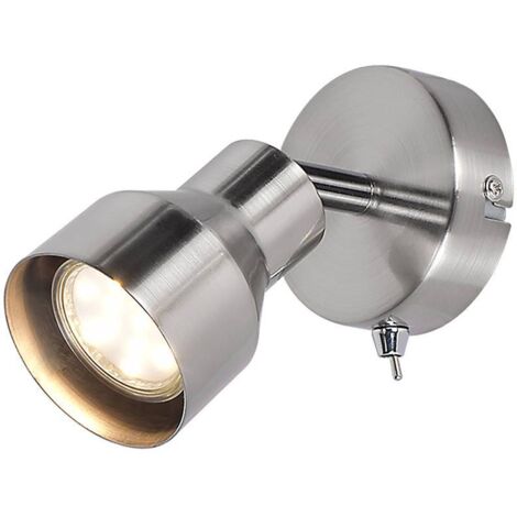 BLAKE, INDOOR METAL SPOT LAMP, GU10 1X MAX 50W, SATIN CHROME (1/5)