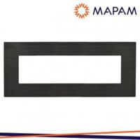 PLACCA TECNOPOLIMERO SPAZZOLATO 8007SL-2 T1-ART 7P NERO
