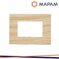 PLACCA TECNOPOLIMERO SPAZZOLATO M5003SL-17 JOY 3P ABETE