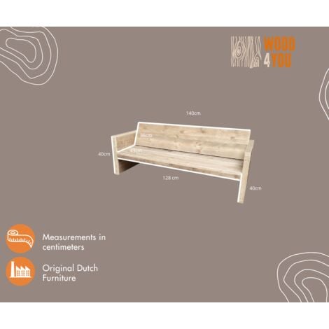 Wood4you Gartenbank Holz Bausatz ,gartenbänke,gartenbank holz