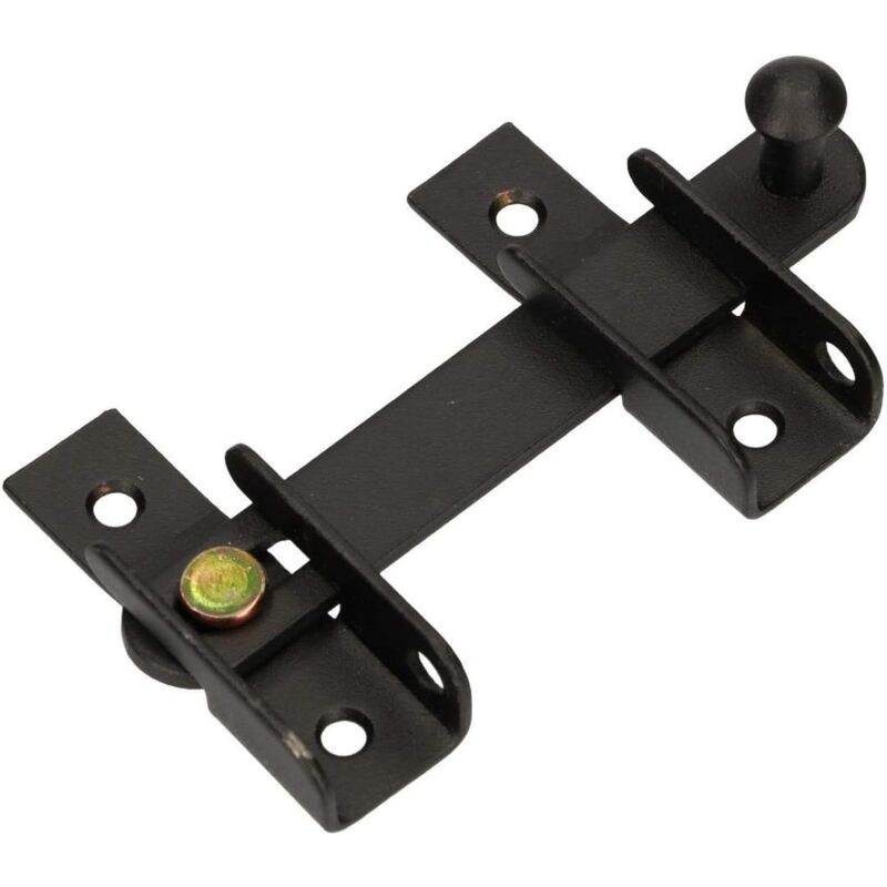 8 Loquets De Porte Verrouillables Noirs 2 Voies – Pour Clôture, Enclos, Poulailler