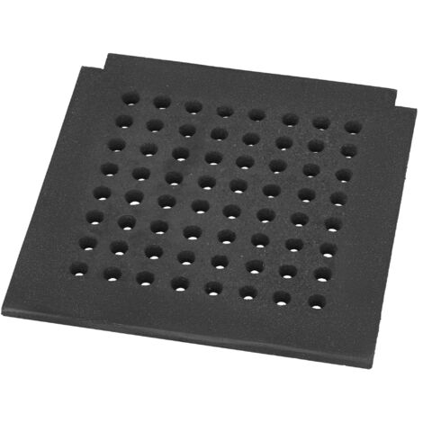KOTARBAU® Grille Cheminée - Fonte - 29 x 29 cm - Noir - Grille De Décendrage - Robuste - Résistante à la Chaleur - Facile à Nettoyer (1/5)