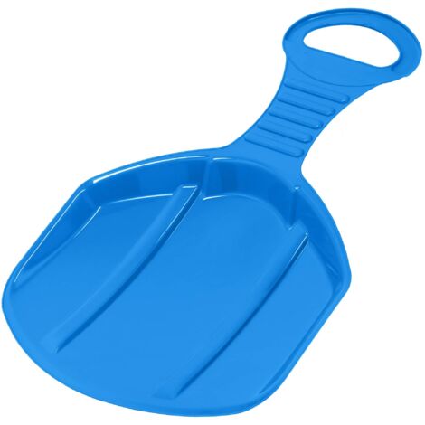 KOTARBAU® 2 pièces Luge - Plastique - 53x34x3,5 cm - Vert & Rose - Luge à Neige - Sled - Traineau a Neige Enfant et Adulte - Traineau Léger et Résistant - Poignée Ergonomique (1/5)