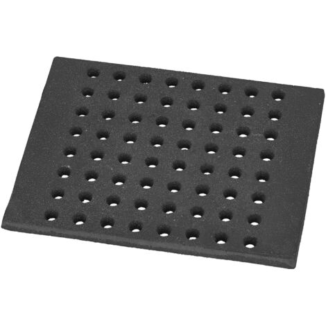 KOTARBAU® Grille Cheminée - Fonte - 30 x 24 cm - Noir - Grille De Décendrage - Robuste - Résistante à la Chaleur - Facile à Nettoyer