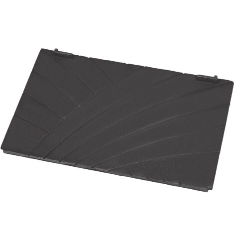 KOTARBAU® Plaque Fonte Pour Cheminée - 47 x 31,5 cm - Anthracite - Décorative - Plaque Fonte pour Insert Cheminée - Résistante à la Chaleur - Motif Zigzag