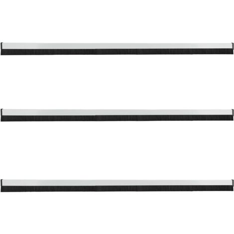 KOTARBAU® 3 pièces Joint Bas de Porte - PVC - 100 cm - Blanc - Brosse Bas de Porte Automatique - Joint de Battant D'entrée - Protection Contre le Vent et Les Insectes - Facile À Installer (1/5)