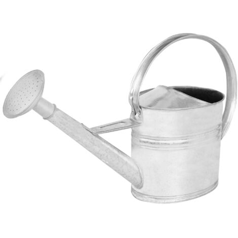 KOTARBAU® Arrosoir Plante Interieur - 8 L - Arrosoir Jardin - avec Pomme Amovible - Argenté -  pour Terrasse - Balcon