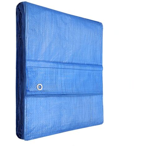 KOTARBAU® Bâche de Protection Extérieur - Polyéthylène - 10 x 12 m - Vert Olive - 120 g/m² - Bâche Anti UV - Bache Remorque - Bache Impermeable Exterieu (1/5)