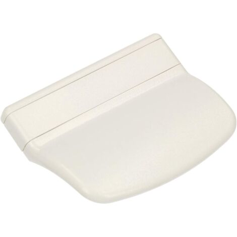 KOTARBAU Poignée de Porte de Balcon Pratique en Plastique Poignée de Fumeur Poignée de Porte de Terrasse Poignée de Fermeture Coquille (Gris Clair)