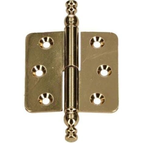 Charnière Mini Bande 26 Mm 45° - Pour Portes De Meuble - Finition Argent Brossé - 1 Pièce