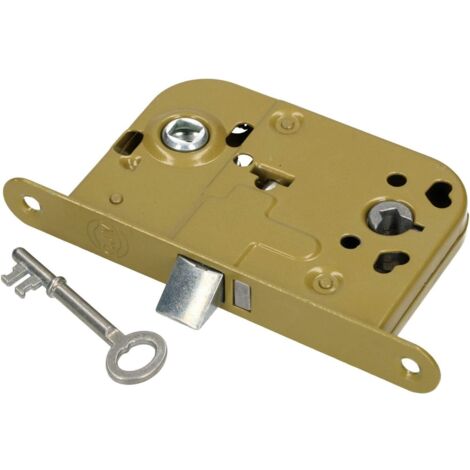 KOTARBAU Serrure à mortaiser BB 72/45 mm DIN gauche/droite Clé universelle Serrure de porte en acier revêtu par pulvérisation Robuste (1/5)