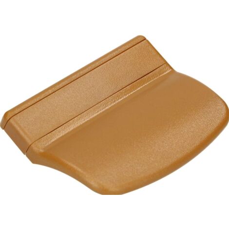 KOTARBAU Poignée de Porte de Balcon Pratique en Plastique Poignée de Fumeur Poignée de Porte de Terrasse Poignée de Fermeture Coquille (Marron)