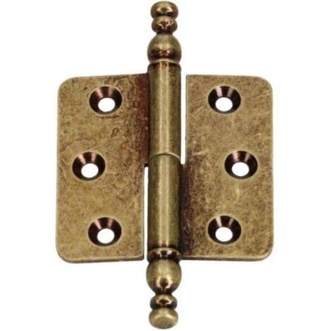 KOTARBAU Charnières décoratives en laiton vieilli 45 x 45 mm 5907465905398
