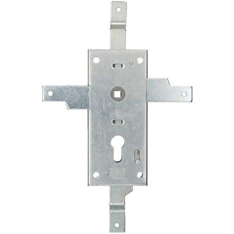 Kotarbau – Serrure de garage en acier 60 mm – Cylindre profilé pour portail basculant – Montage sur bois, métal, PVC – Résistance à la corrosion