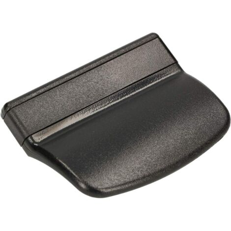 KOTARBAU Poignée de Porte de Balcon Pratique en Plastique Poignée de Fumeur Poignée de Porte de Terrasse Poignée de Fermeture Coquille (Noir)