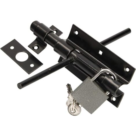 Verrou de porte KOTARBAU avec cadenas en poudre 100 mm