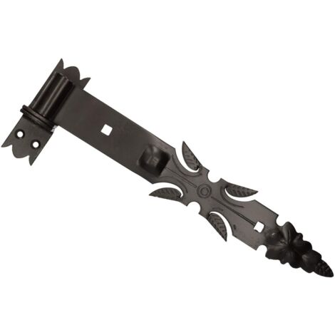 KOTARBAU Charnière de porte en fer forgé avec gond - 400 mm - En acier inoxydable